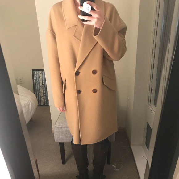diane von furstenberg wool coat